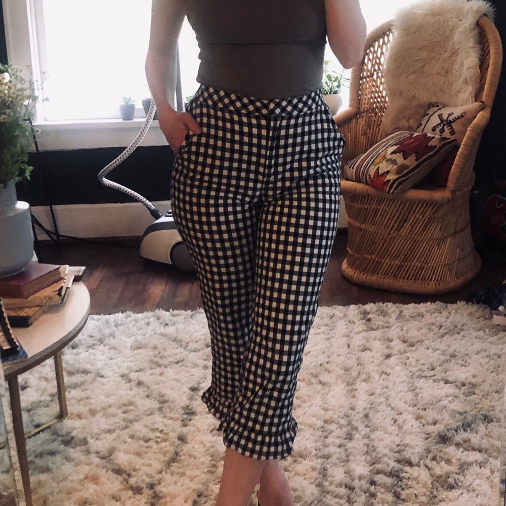 Gingham Pants - image 4